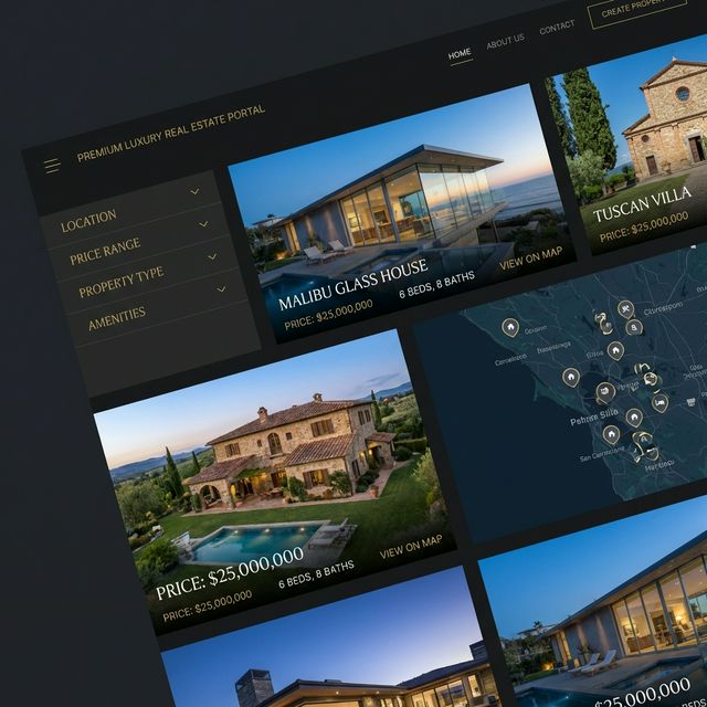 Luxury Real Estate Portal